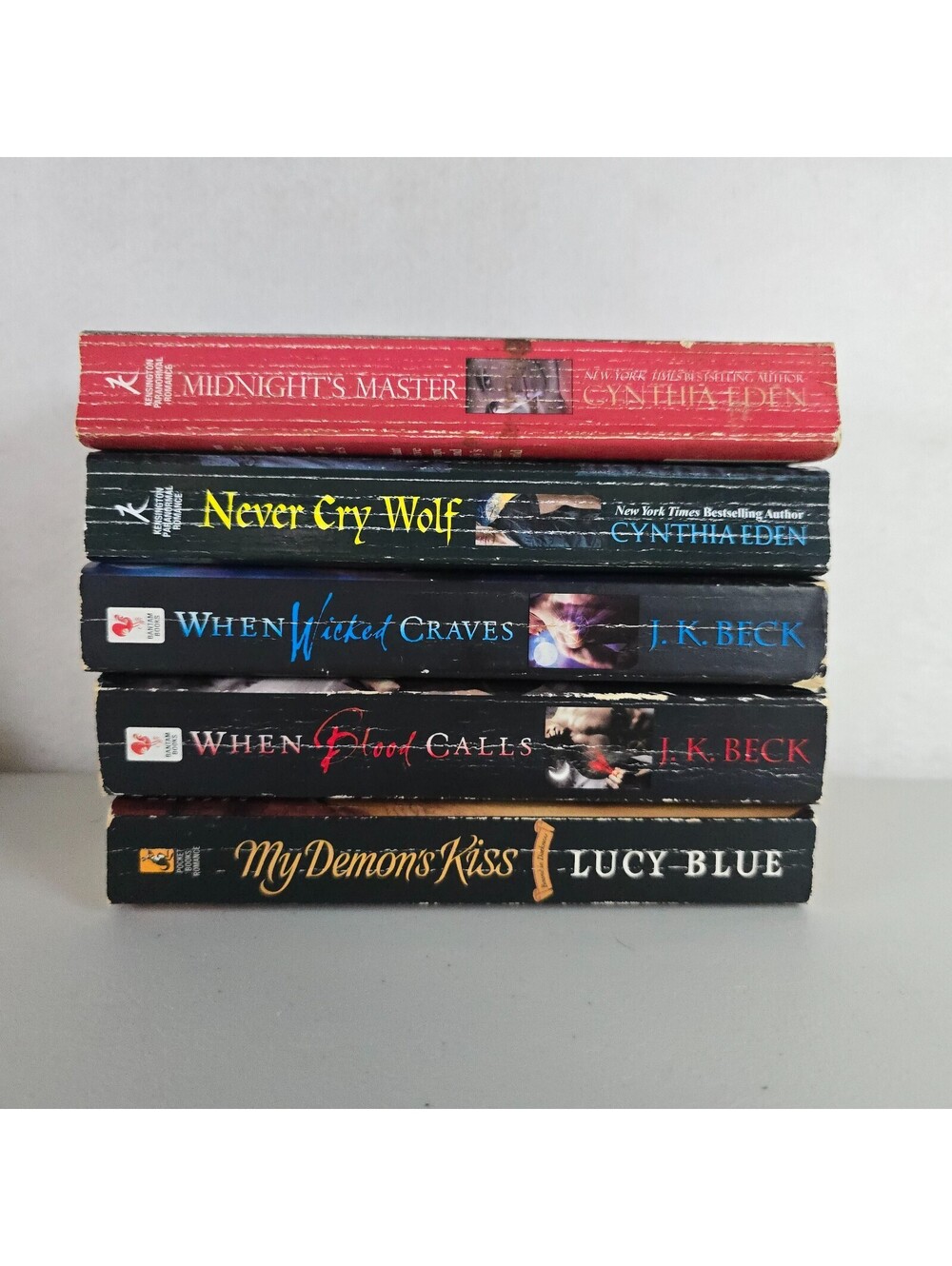 Paranormal Romance Book Lot Vampire Demon Werewolf Urban Fantasy Cynthia Eden